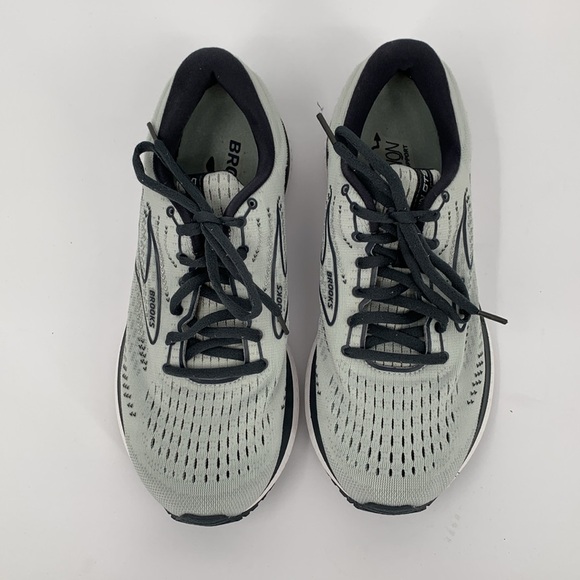 Brooks Glycerin GTS 19 running shoe sneaker athletic gray active women 9 WIDE 9W - Picture 3 of 7